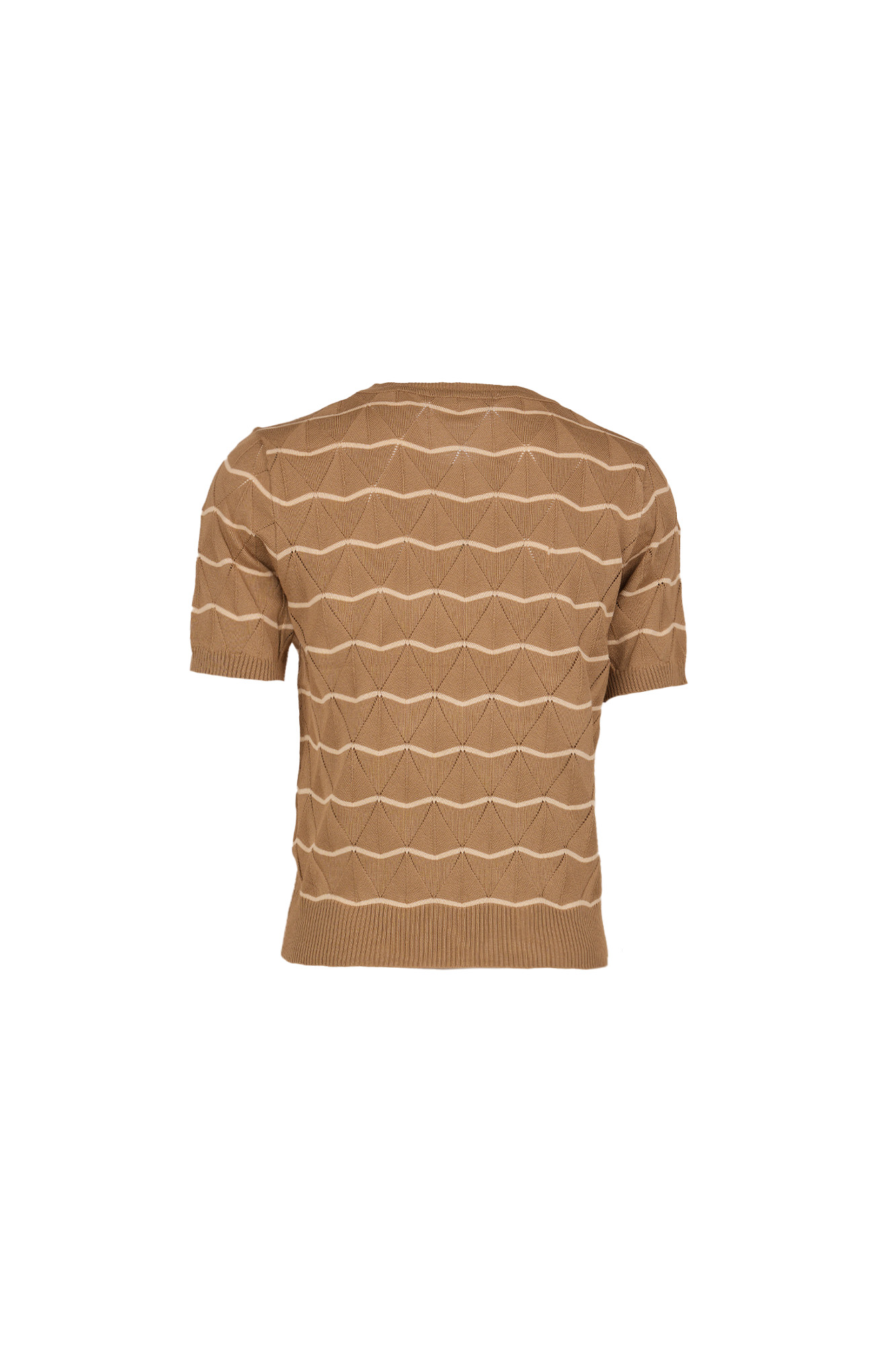 بلوز آستین کوتاه بافت