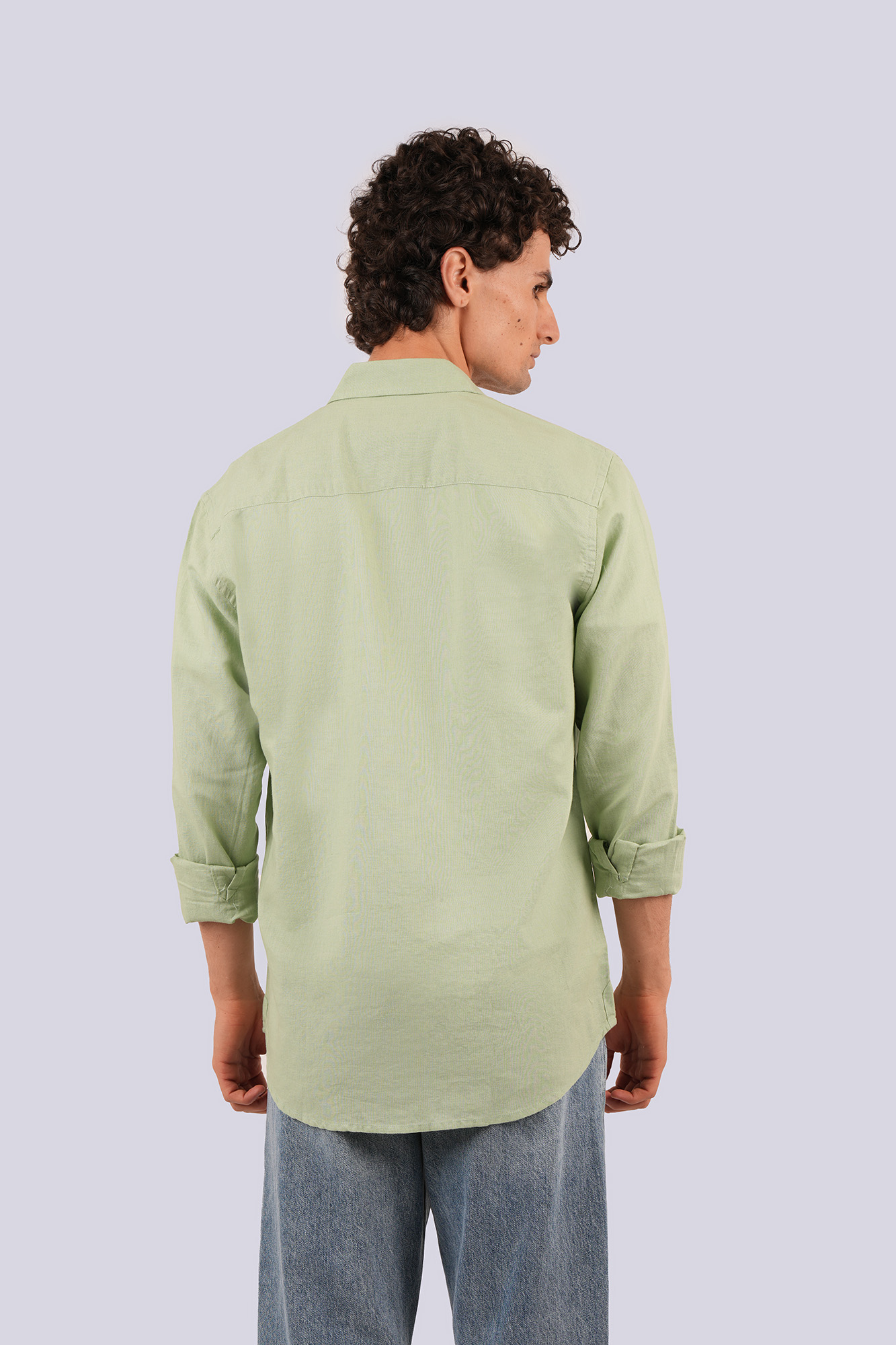 پیراهن آستین بلند لینن