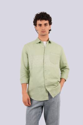 پیراهن آستین بلند لینن