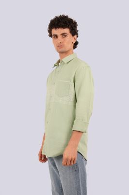 پیراهن آستین بلند لینن