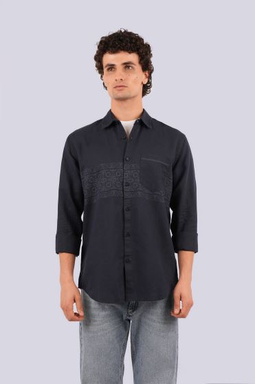 پیراهن آستین بلند لینن