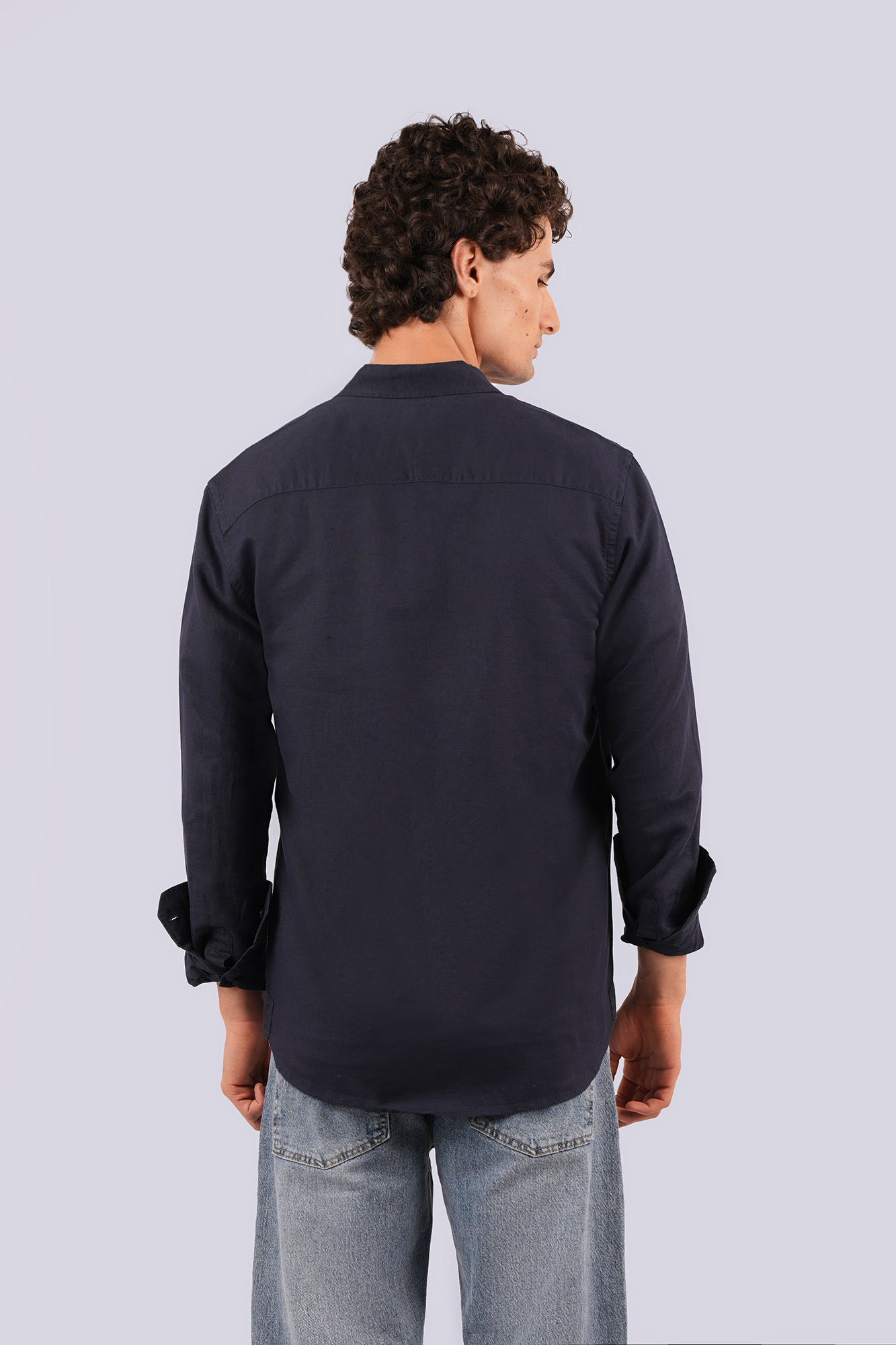 پیراهن آستین بلند لینن