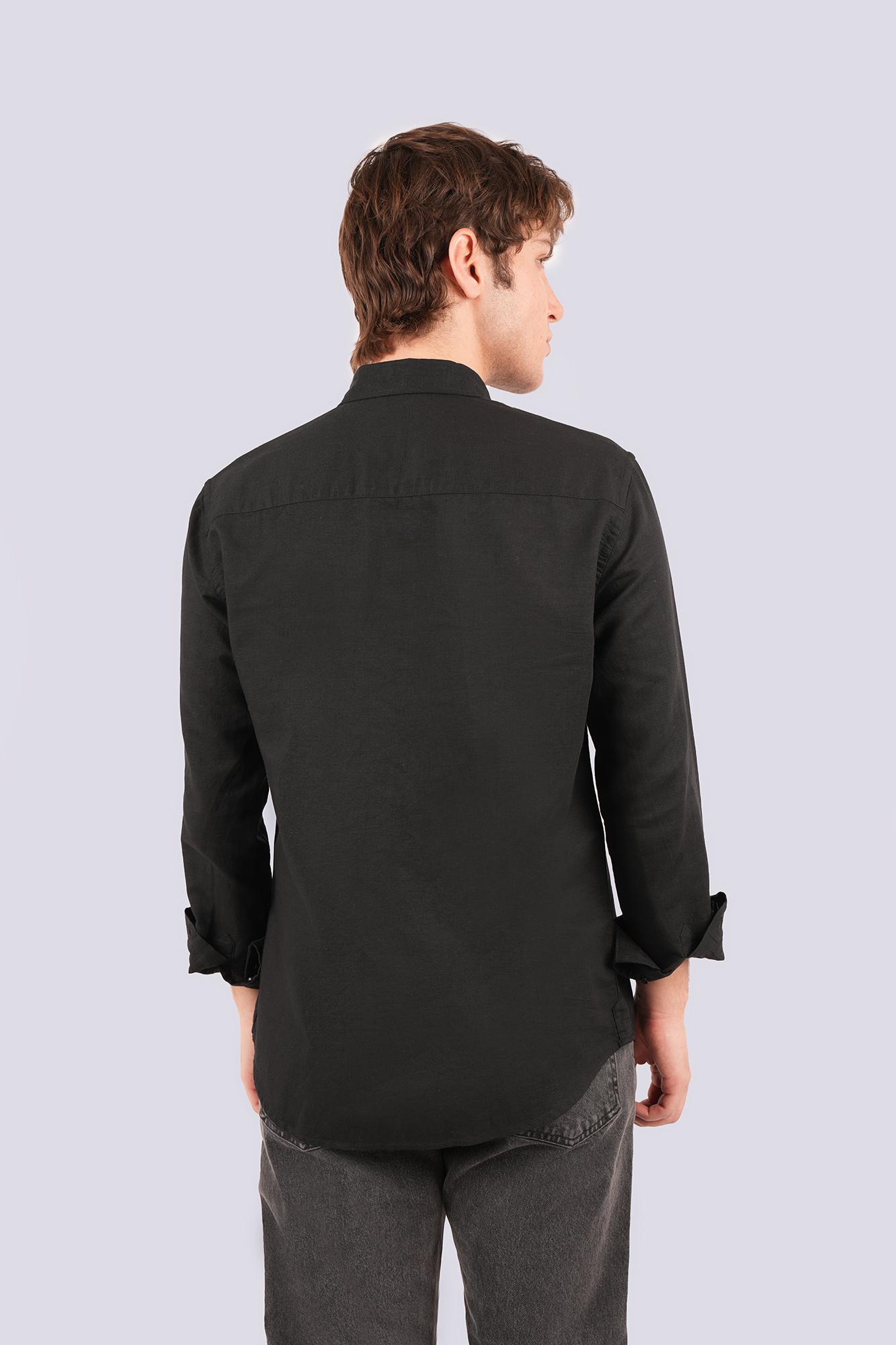 پیراهن آستین بلند لینن