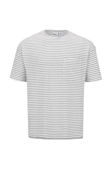 تیشرت آستین کوتاه راه راه