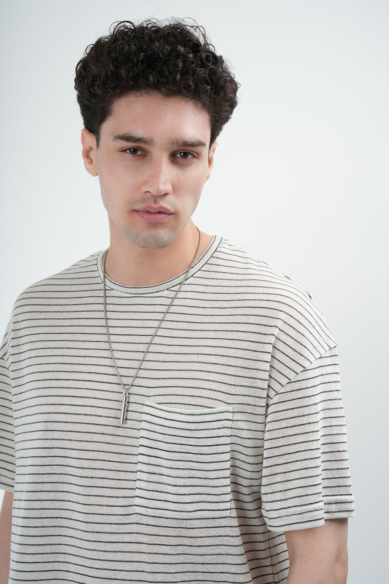 تیشرت آستین کوتاه راه راه