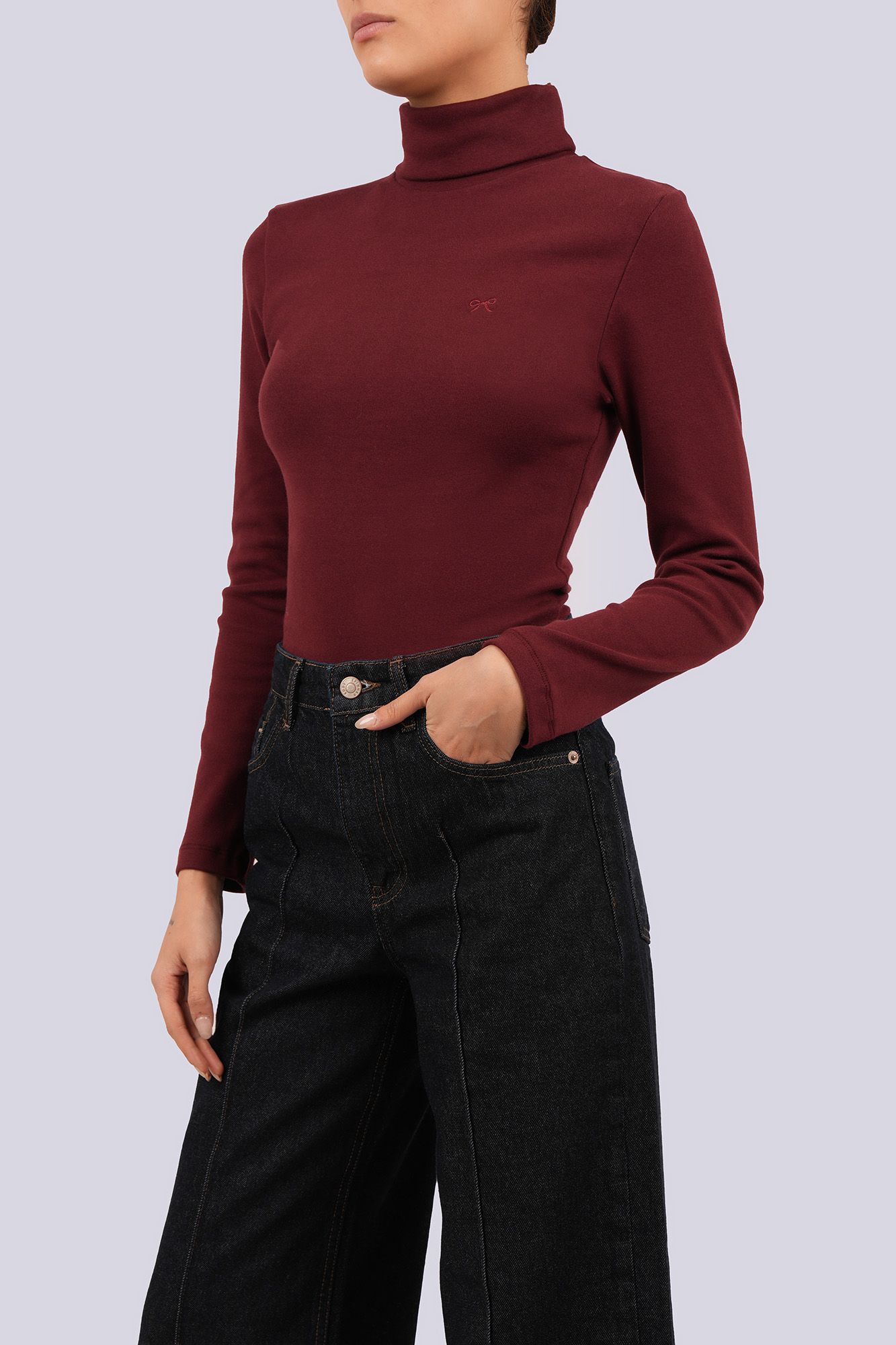 تیشرت آستین بلند گلدوزی