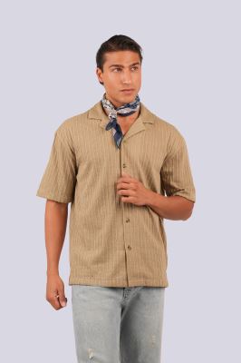 پیراهن آستین کوتاه راه راه