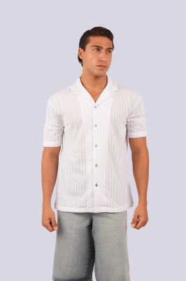 پیراهن آستین کوتاه راه راه