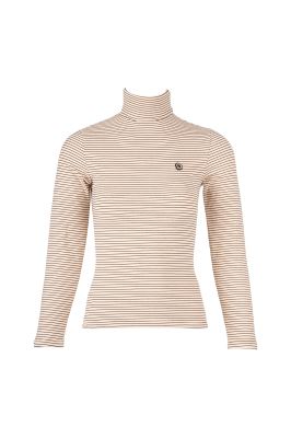 تیشرت آستین بلند یقه اسکی راه راه