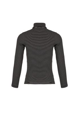 تیشرت آستین بلند یقه اسکی راه راه