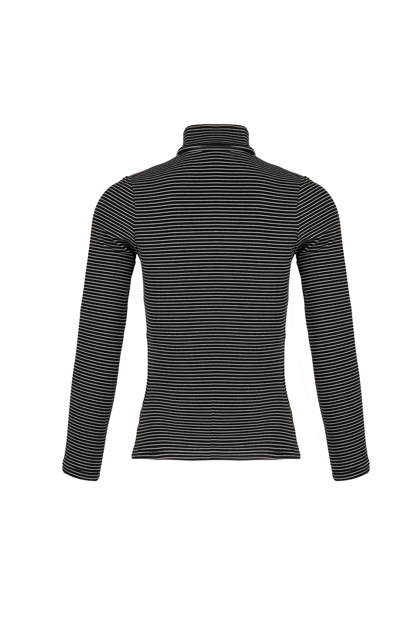 تیشرت آستین بلند یقه اسکی راه راه