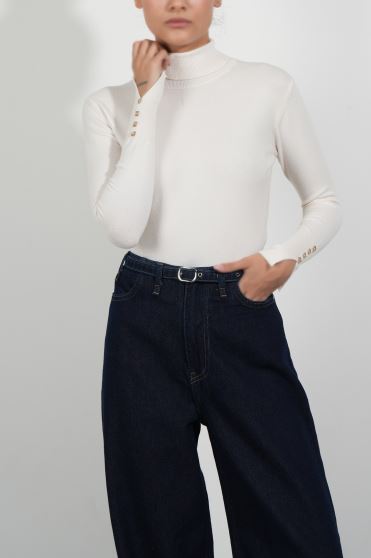 بافت آستین بلند ساده