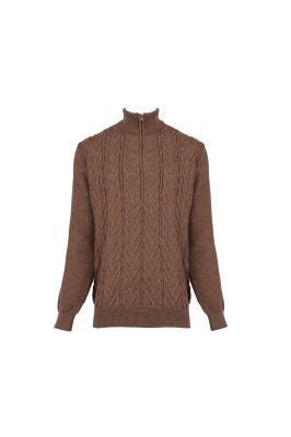 بافت نیم زیپ طرحدار