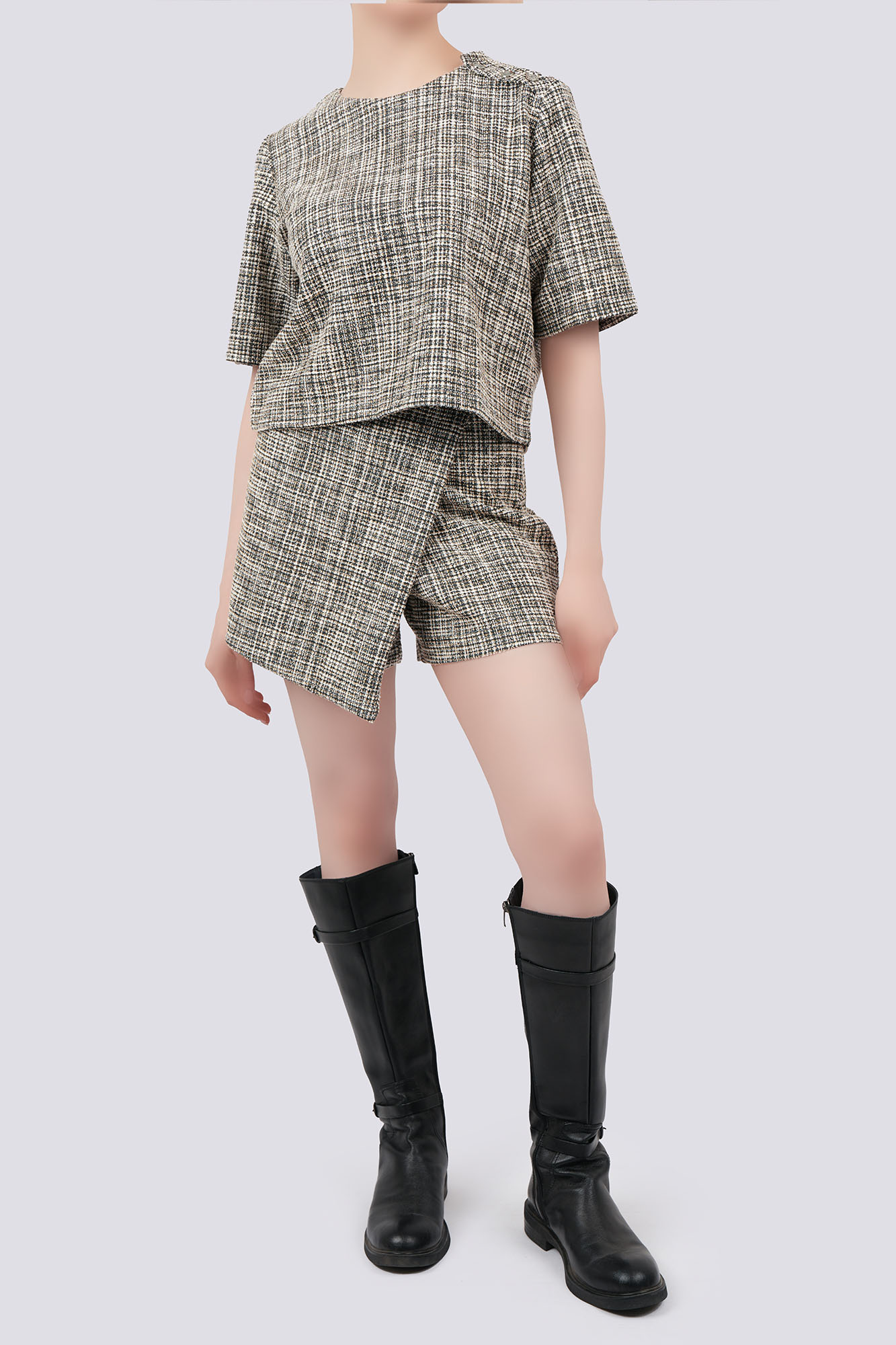 بلوز آستین کوتاه بوکله