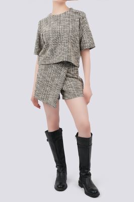 بلوز آستین کوتاه بوکله