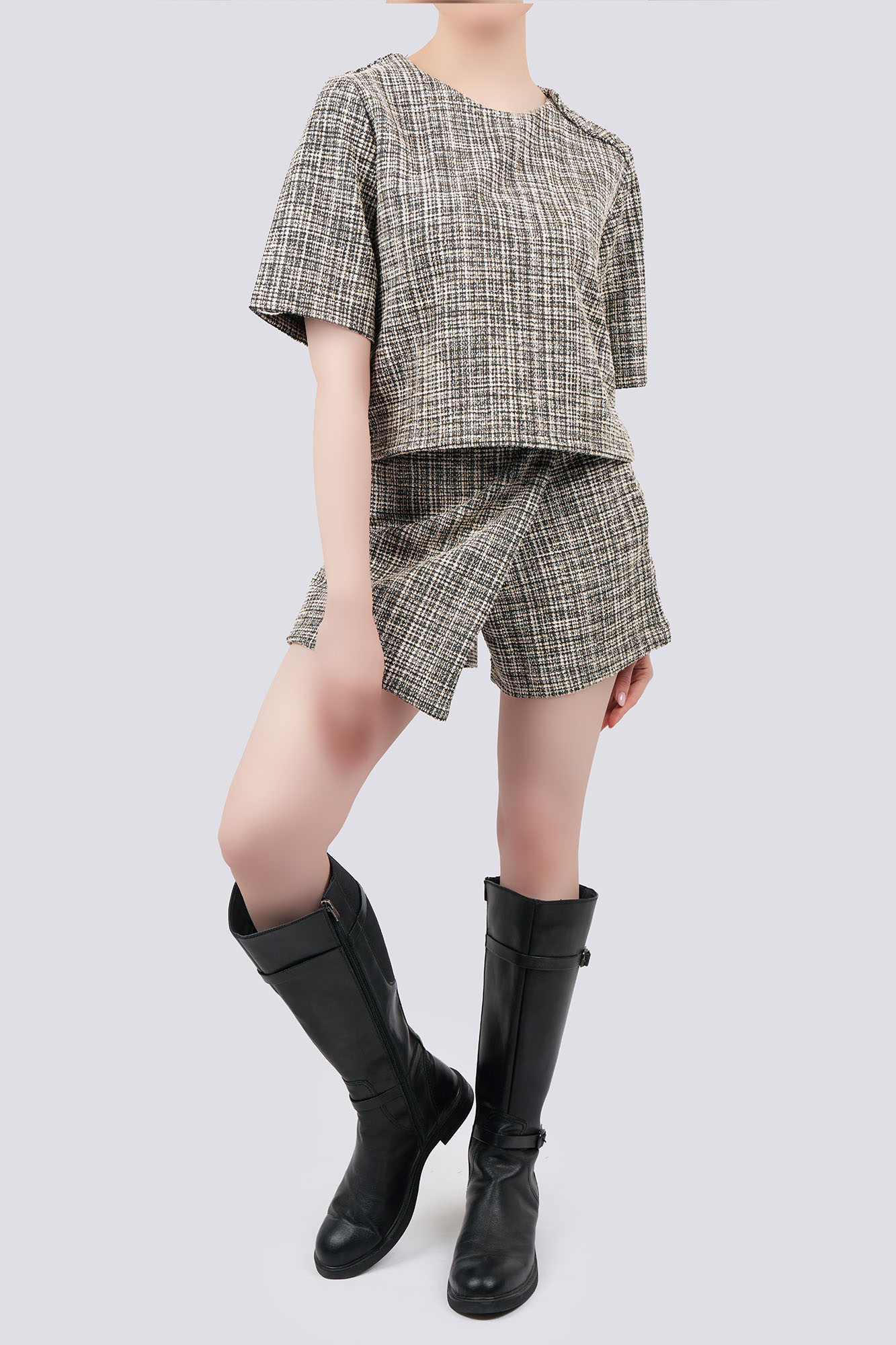 بلوز آستین کوتاه بوکله