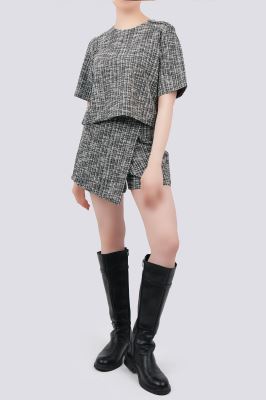 بلوز آستین کوتاه بوکله