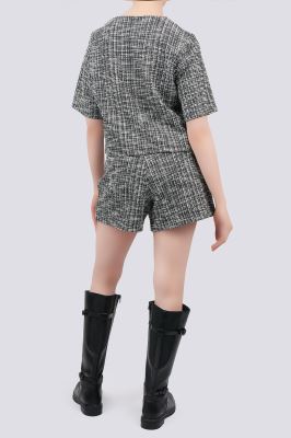 بلوز آستین کوتاه بوکله