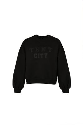 سوئیشرت یقه گرد گلدوزی