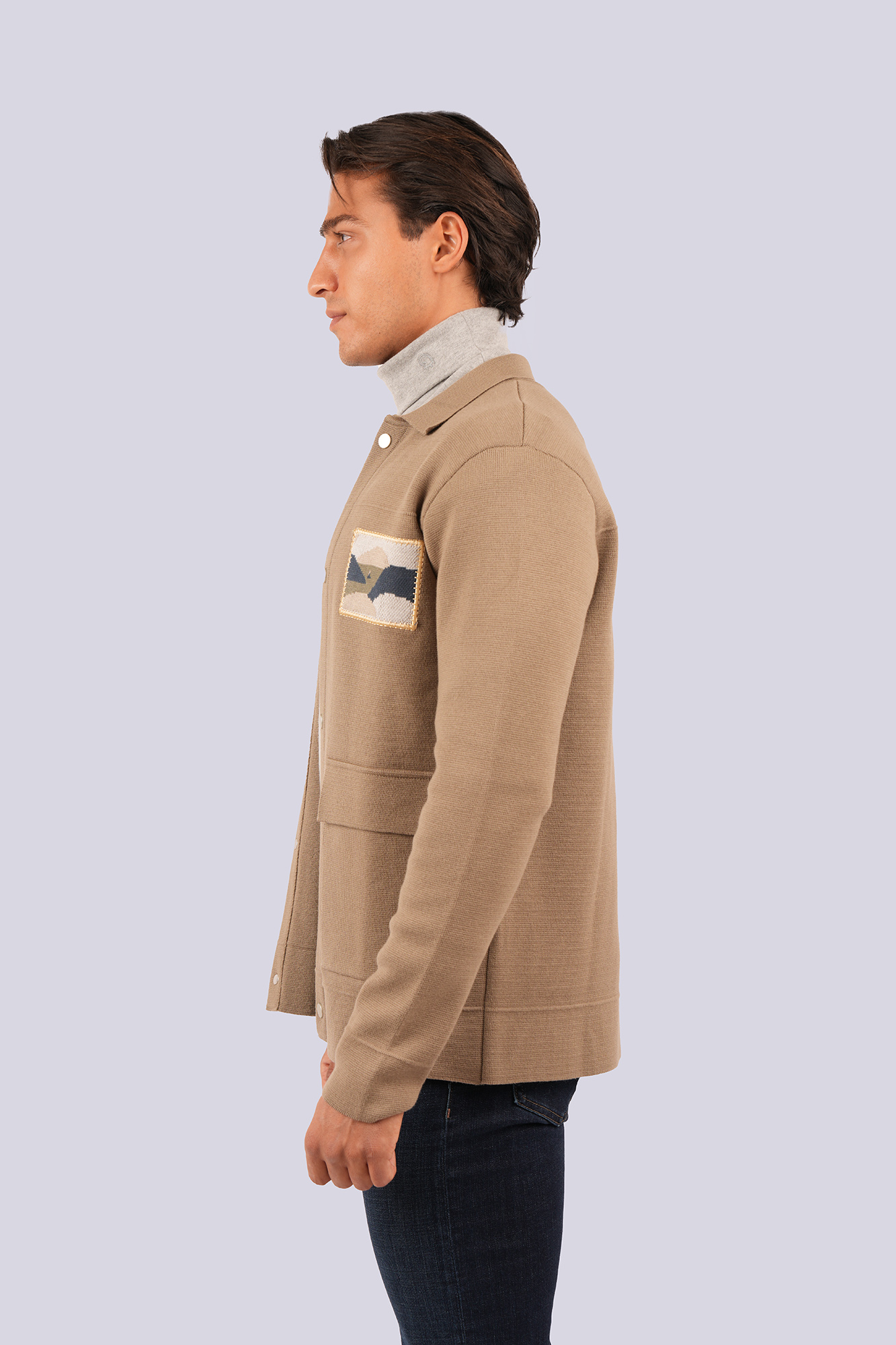 ژاکت بافت طرحدار