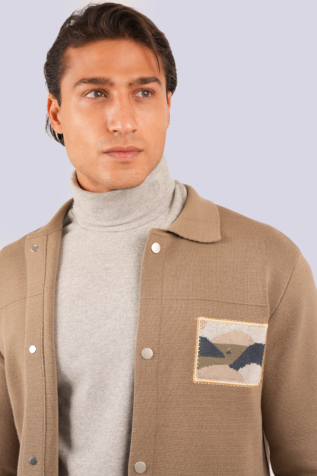 ژاکت بافت طرحدار