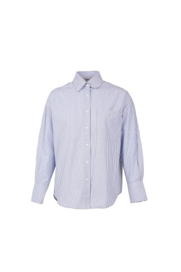 شومیز آستین بلند راه راه