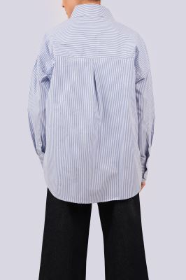 شومیز آستین بلند راه راه