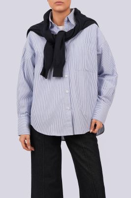 شومیز آستین بلند راه راه