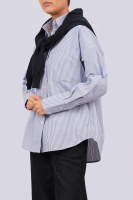 شومیز آستین بلند راه راه