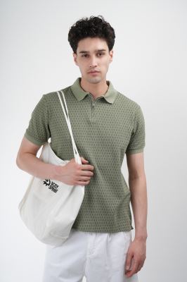 پولوشرت آستین کوتاه طرحدار