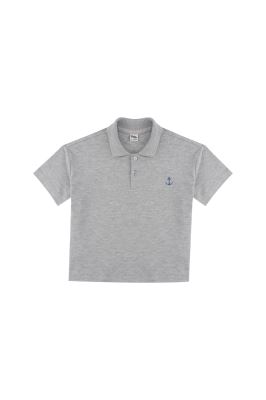 پولوشرت آستین کوتاه گلدوزی