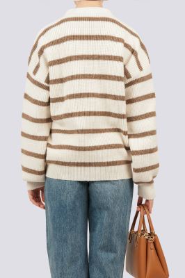 ژاکت بافت راه راه