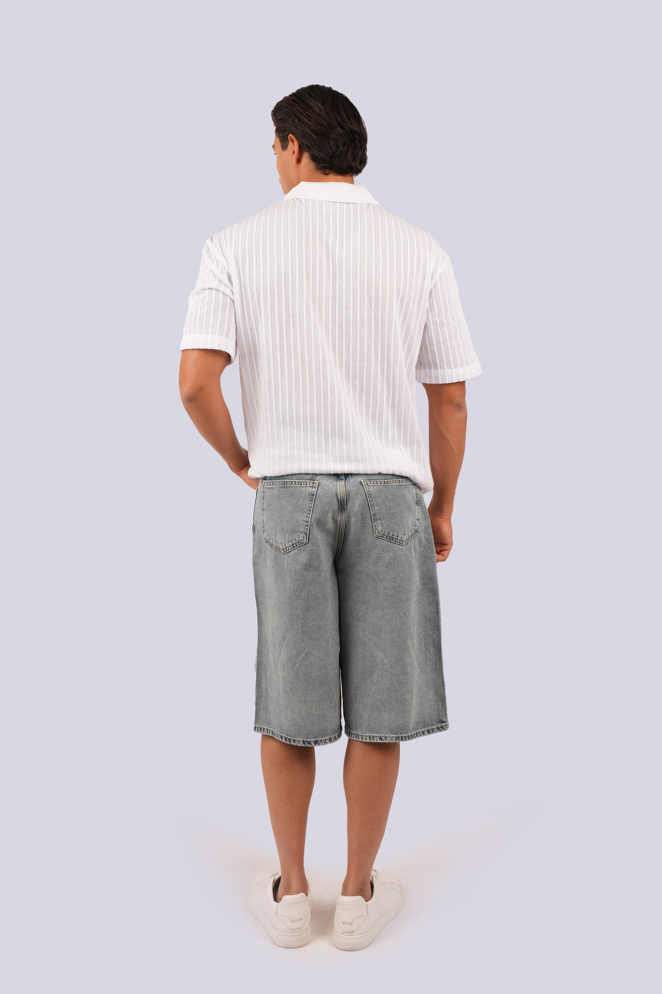 شلوارک جین ساده