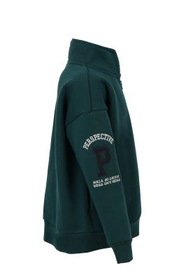 سوئیشرت نیم زیپ گلدوزی