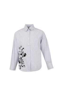 شومیز آستین بلند راه راه