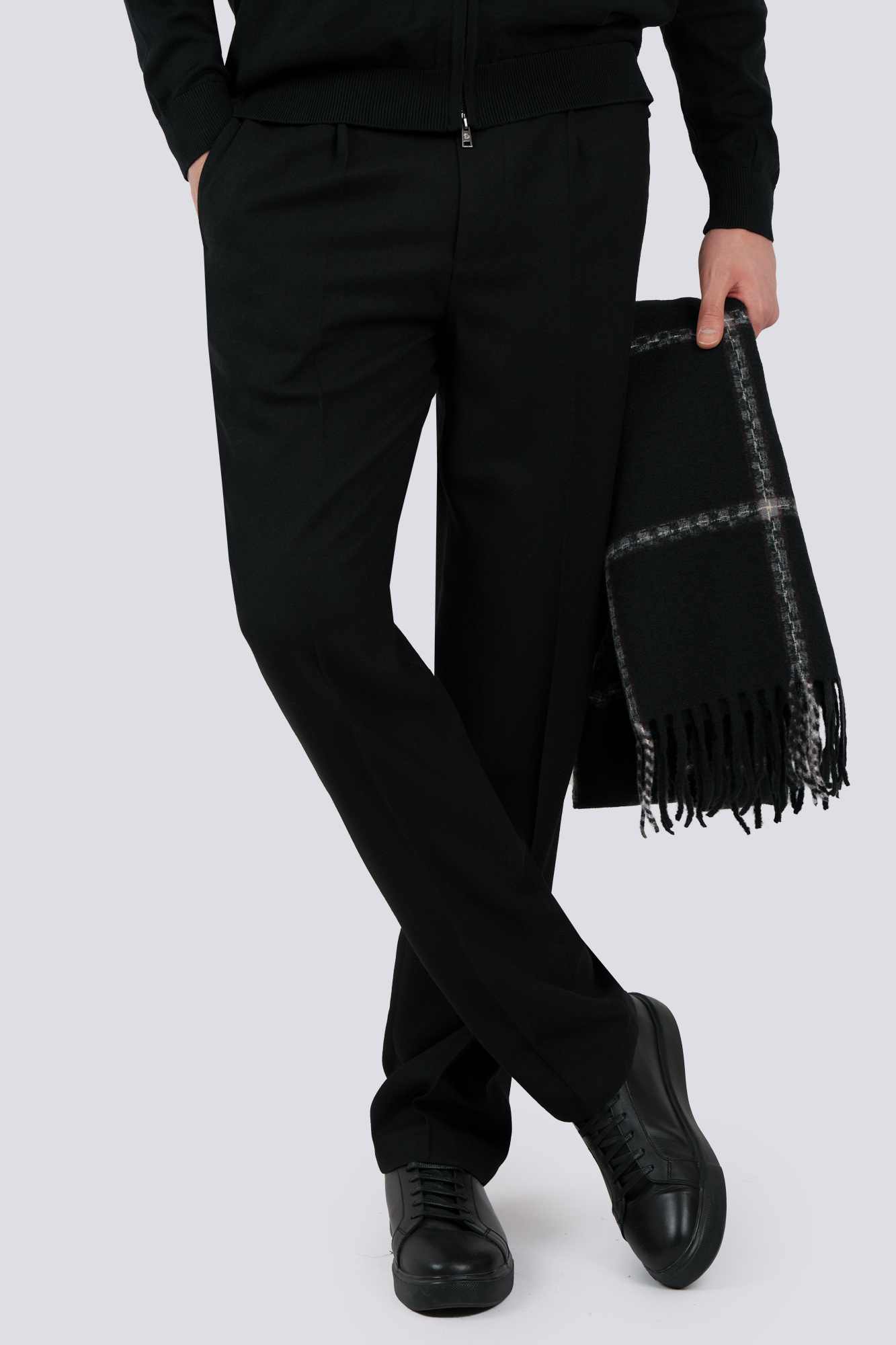 شلوار پارچه ای پشمی