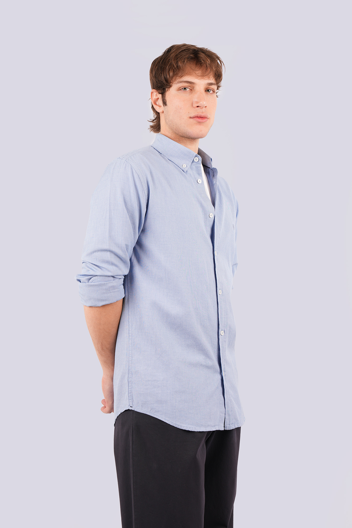 پیراهن آستین بلند ساده