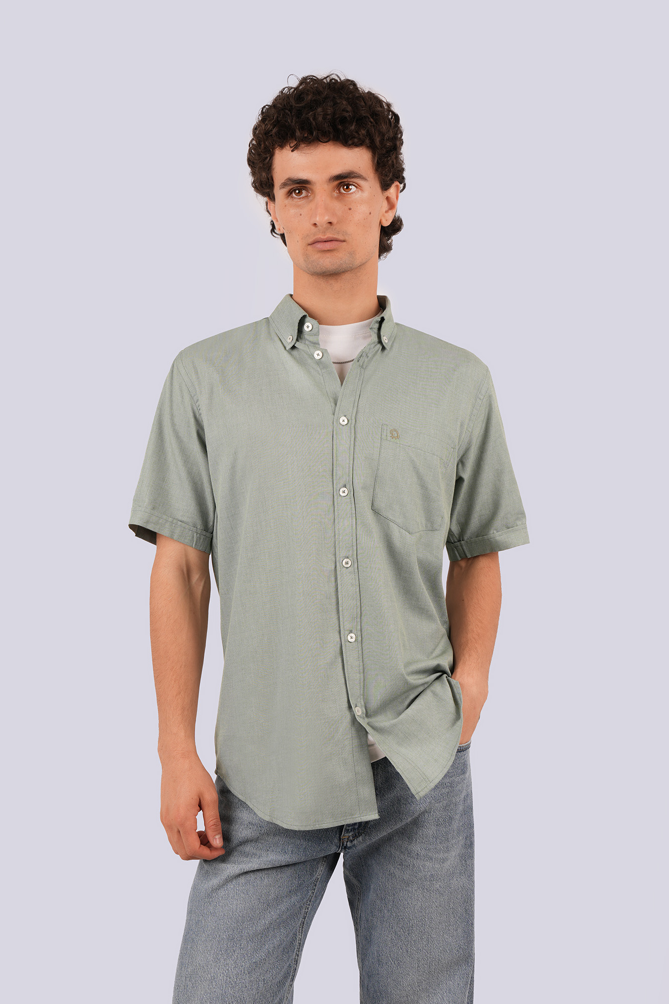 پیراهن آستین کوتاه ساده