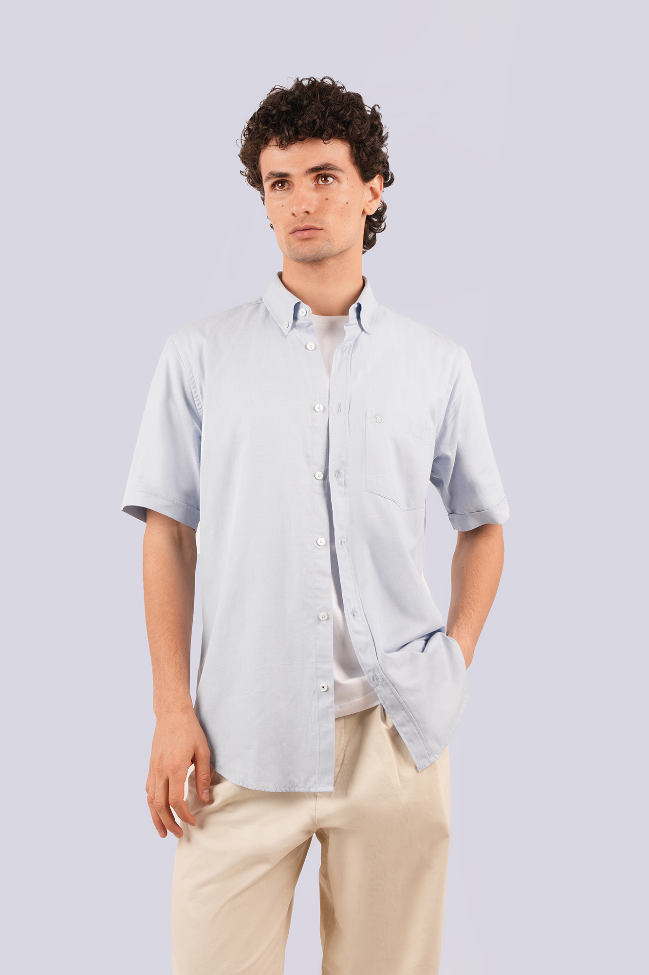 پیراهن آستین کوتاه ساده