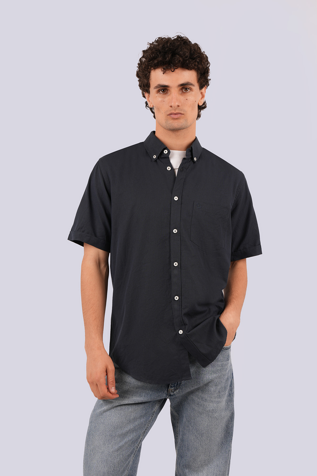 پیراهن آستین کوتاه ساده