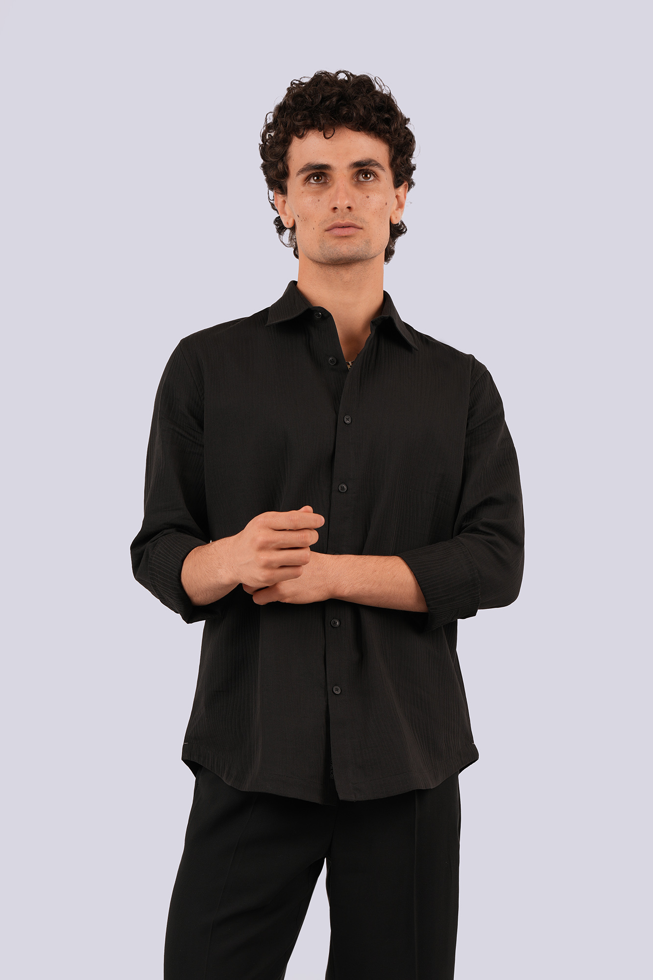 پیراهن آستین بلند ساده