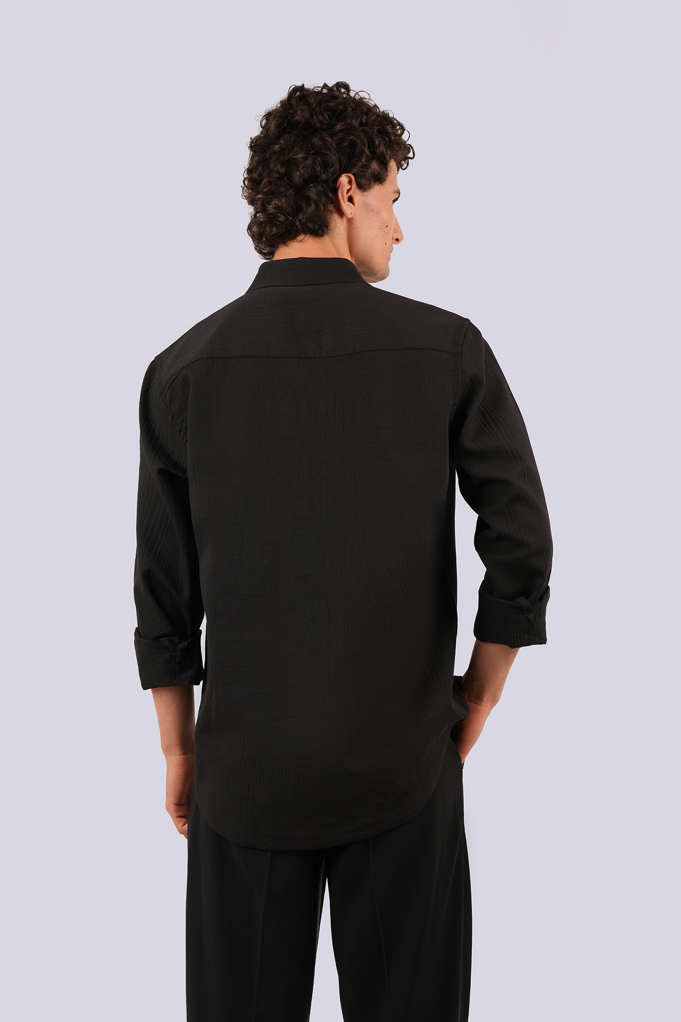 پیراهن آستین بلند ساده