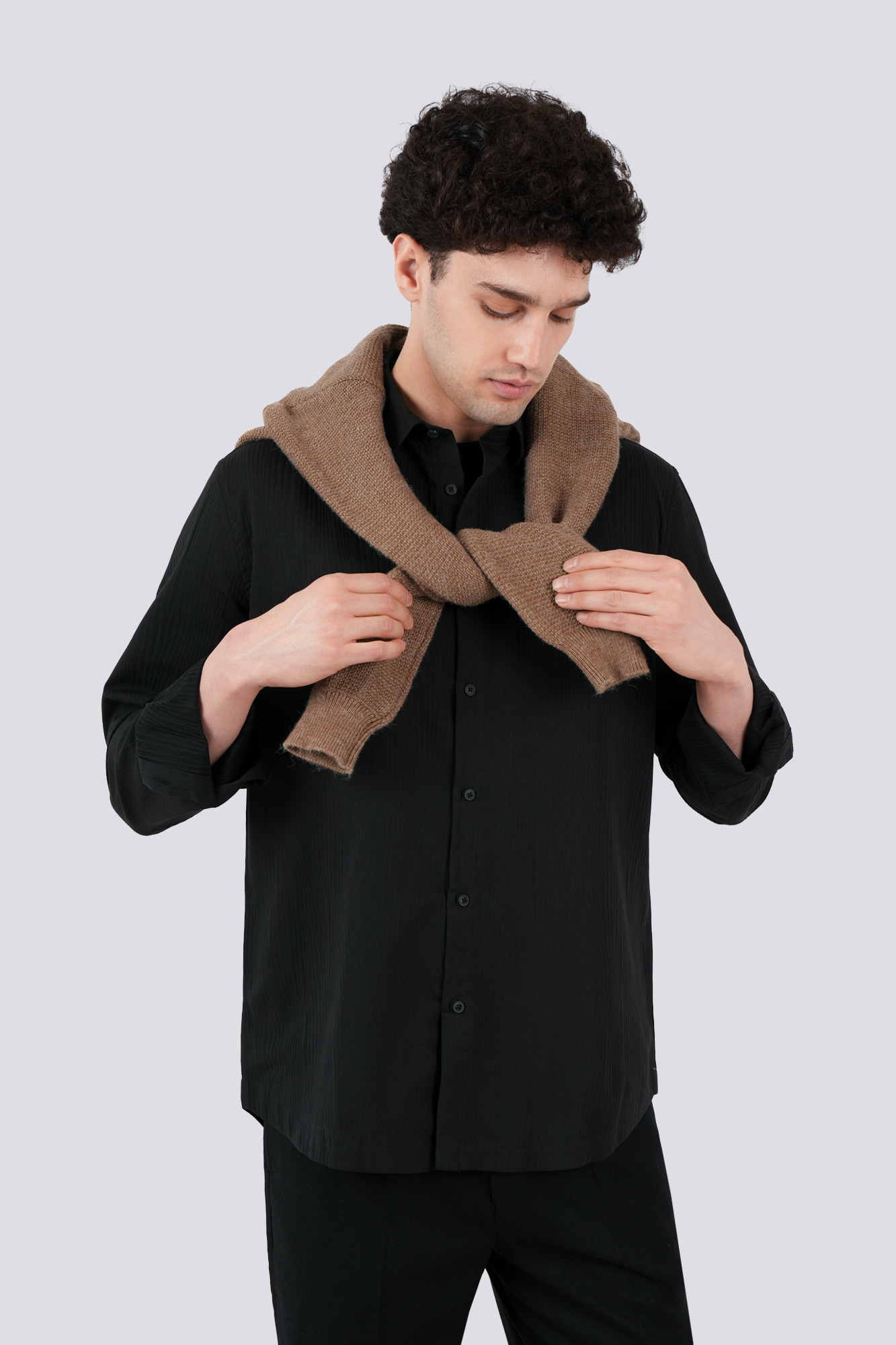 پیراهن آستین بلند ساده