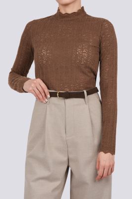 بلوز آستین بلند گیپور