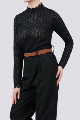 بلوز آستین بلند گیپور