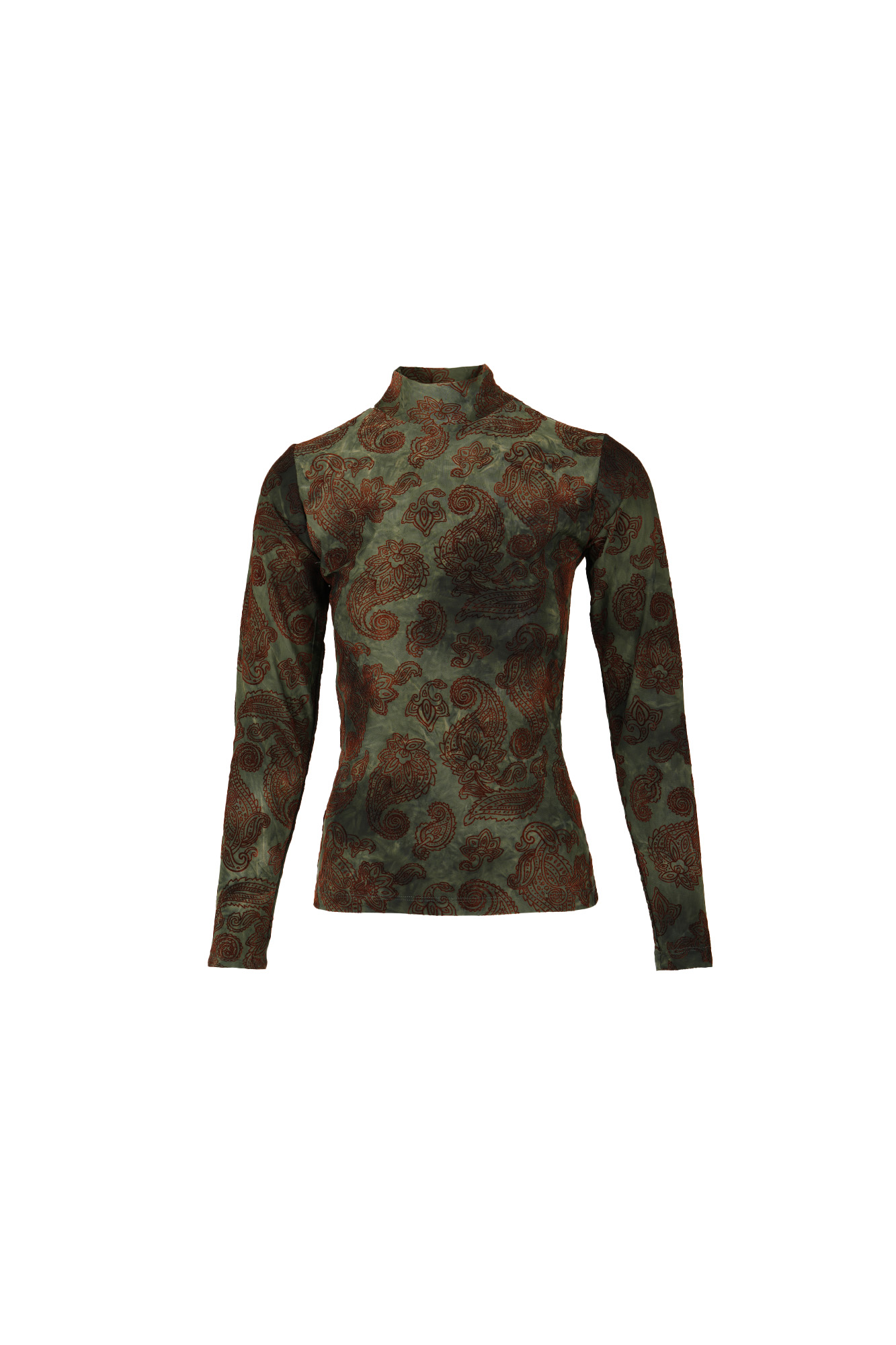 بلوز آستین بلند طرحدار