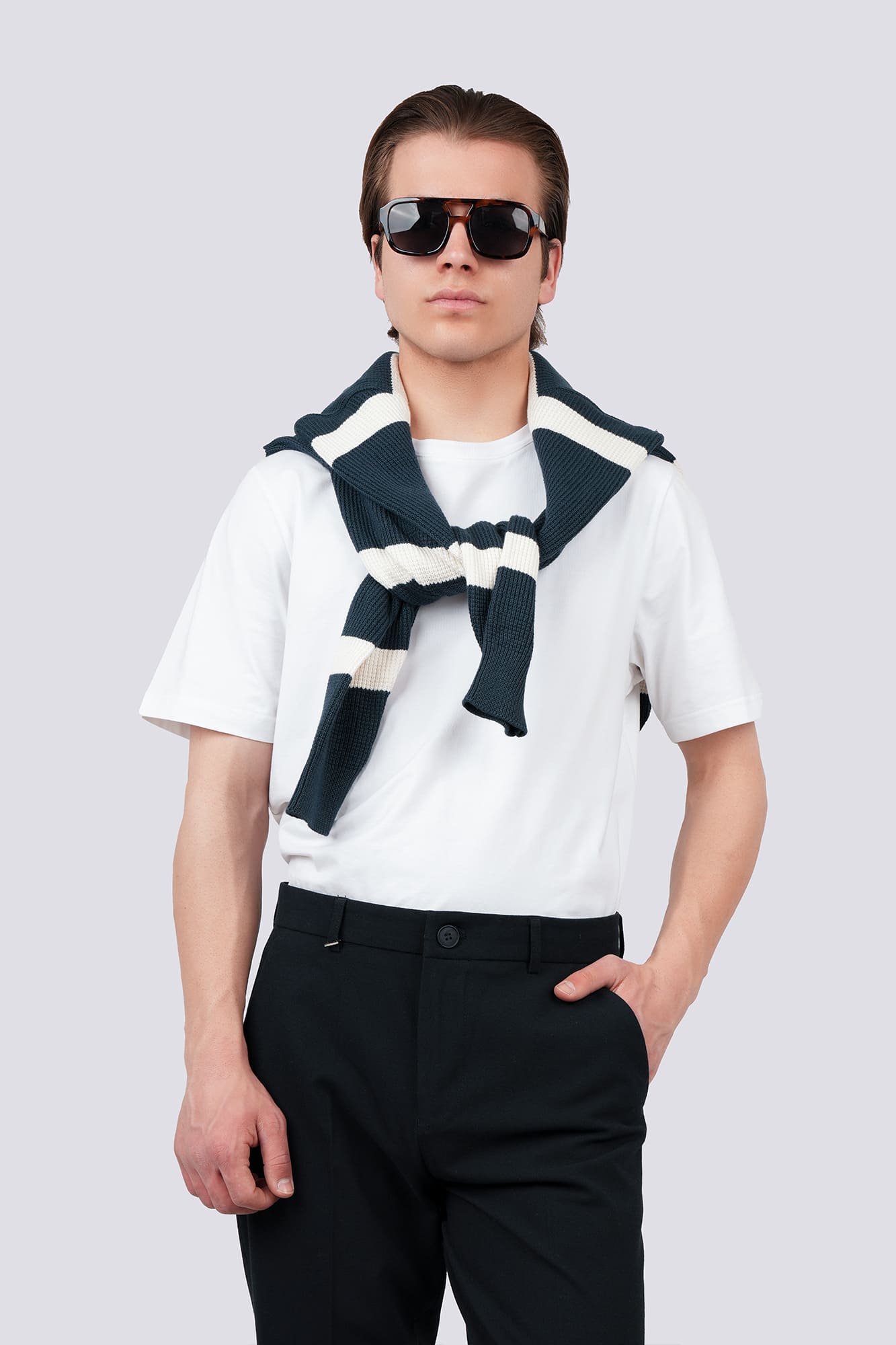 شلوار پارچه ای ساده