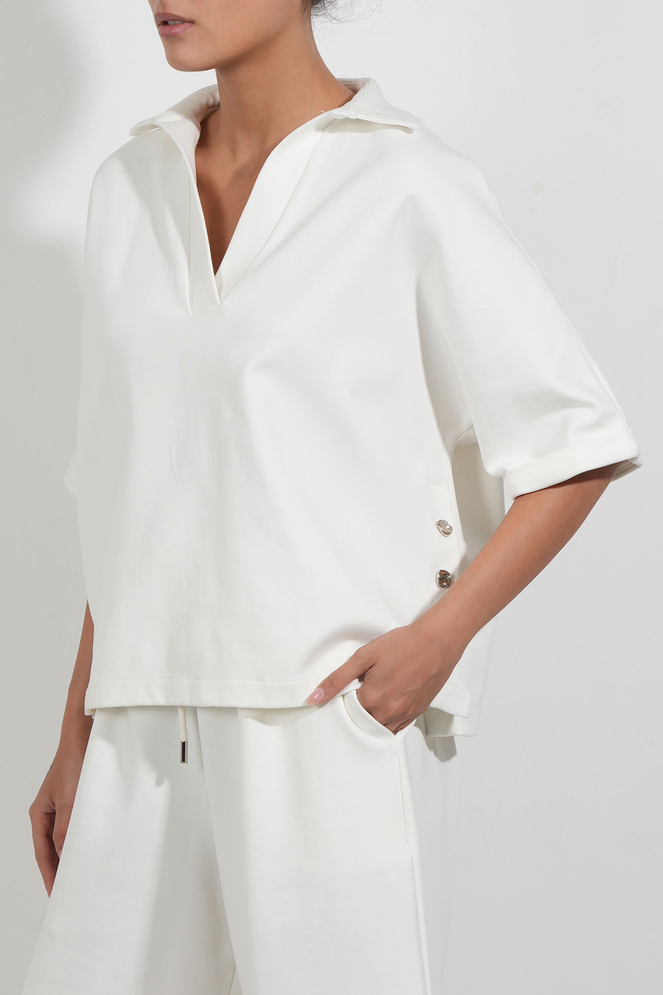 پولوشرت آستین کوتاه ساده