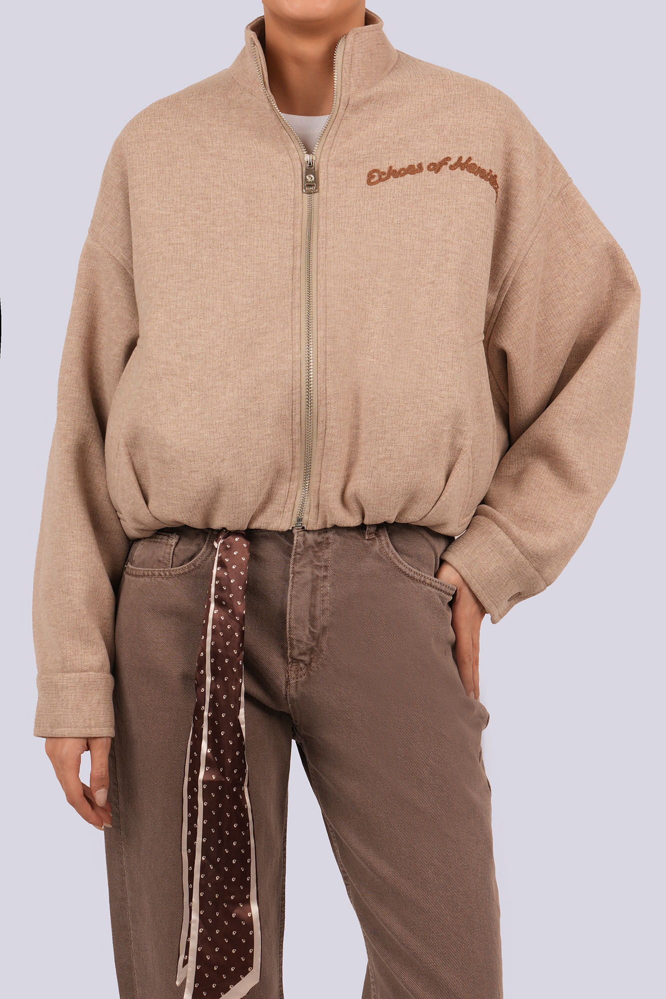 بامبر جکت گلدوزی