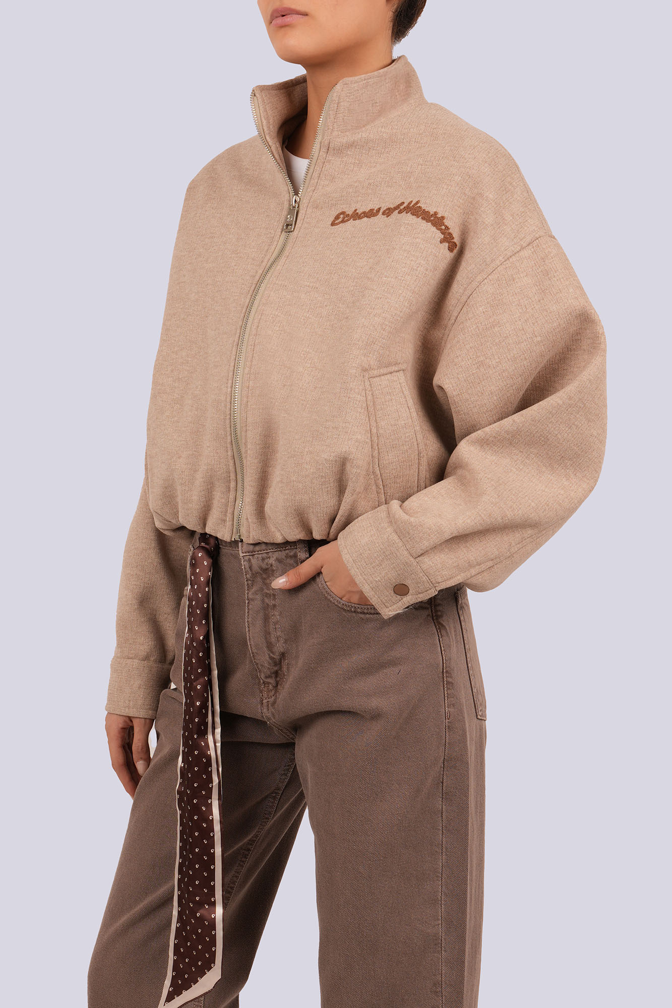 بامبر جکت گلدوزی